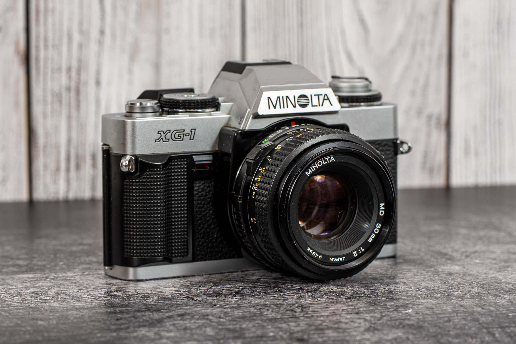 Meine erste Spiegelreflexkamera: Minolta XG-1