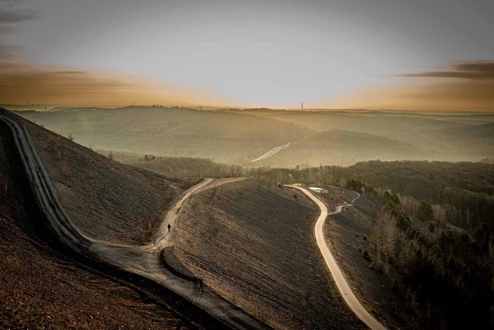 Landschaft: Bergehalde Göttelborn