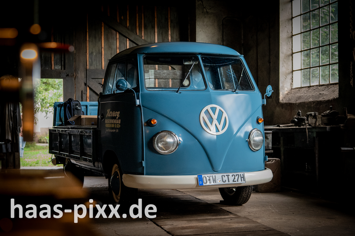 Historischer VW-Bus, Herzog-Maschinenbau Neunkirchen